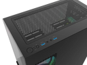 Thermaltake View 170 WS ARGB; Micro Chassis; Bottom Wood Trim; 3x120mm ARGB Lite Fans Included; 280mm Radiator Support; 340mm GPU Clearance; 180mm Max PSU Length; 160mm Air Cooler Max Height; mATX/mITX; Black; CA-1Z4-00M1WN-W