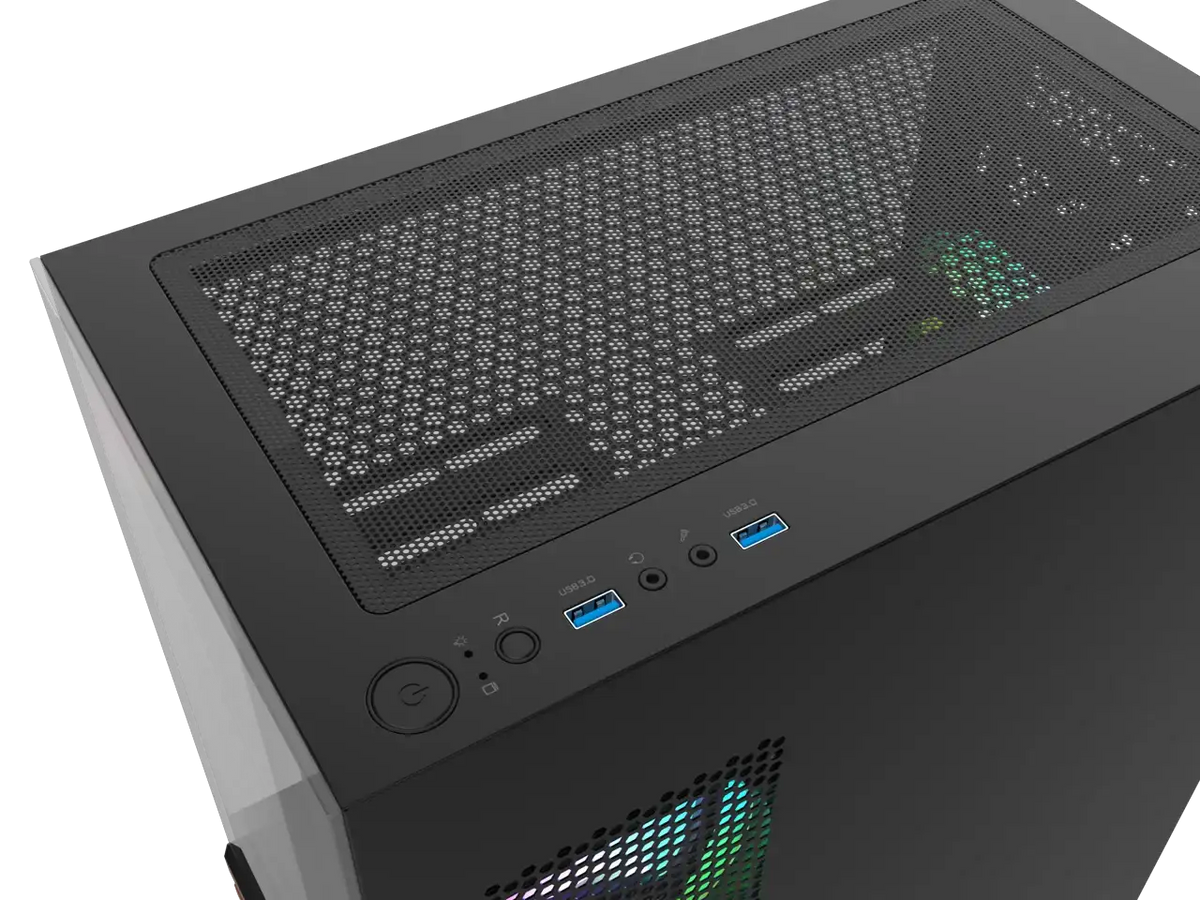 Thermaltake View WS ARGB; Micro Chassis; Bottom Wood Trim; — product view 8