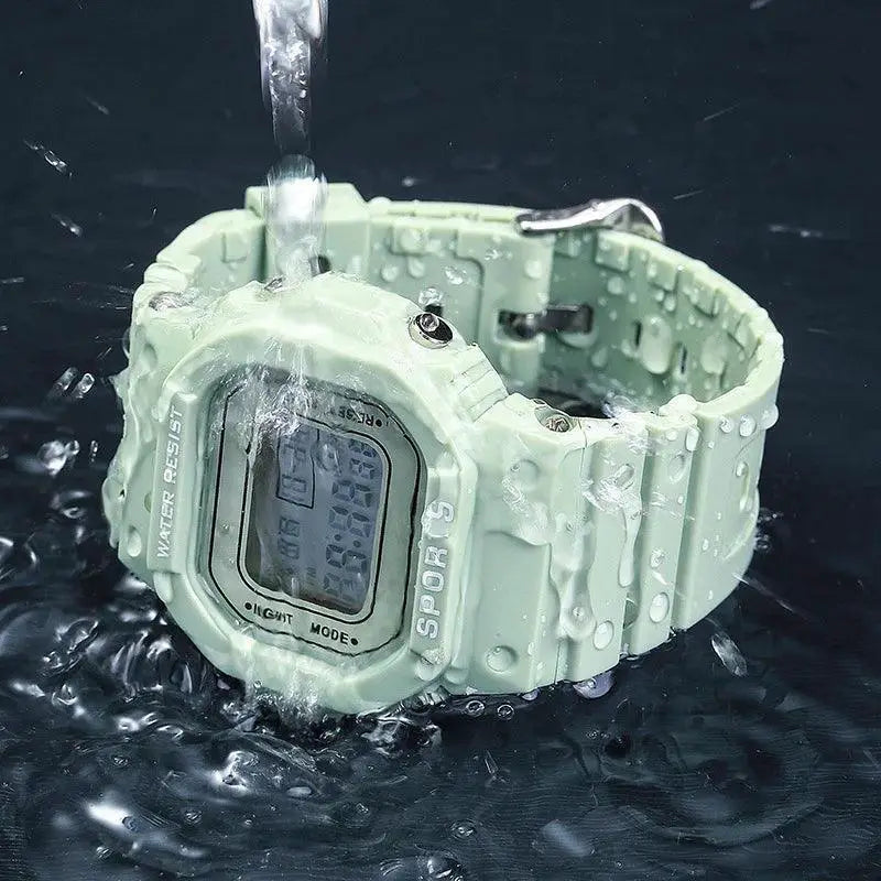 YIKAZE LED Sports Watch Waterproof Fitness Timepiece