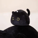 Cute Kawaii Black Cat Plush Keychain