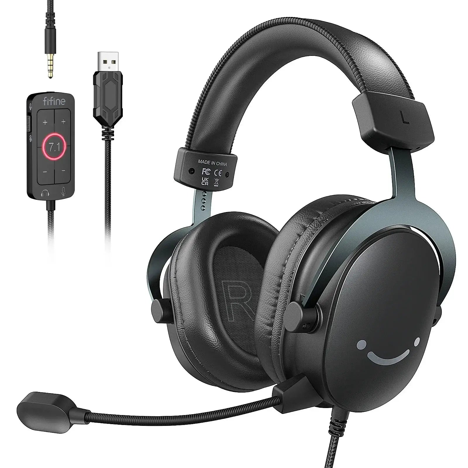 Headset USB 3.5mm Headphone With 7.1 Surround Sound