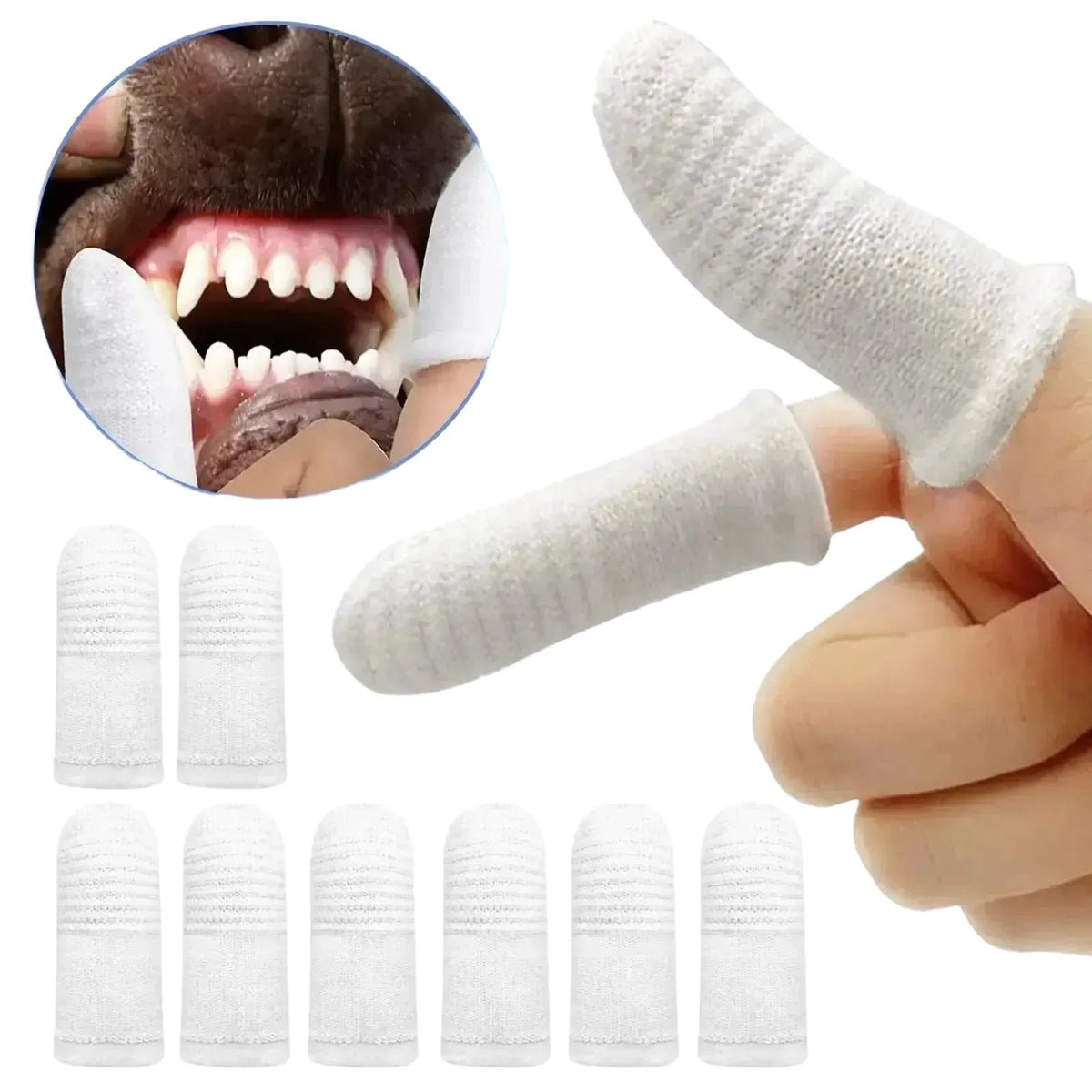 Pet Finger Toothbrush for Clean Teeth — product view 1