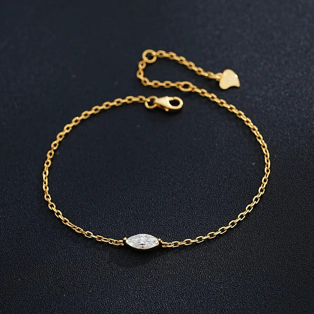 Moissanite Jewelry in Sterling Silver Delicate — product view 4