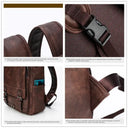JEEP BULUO Leather Backpack For Men
