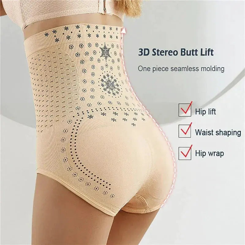 Flarixa High Waist Tummy Control Shapewear Slimming Panties