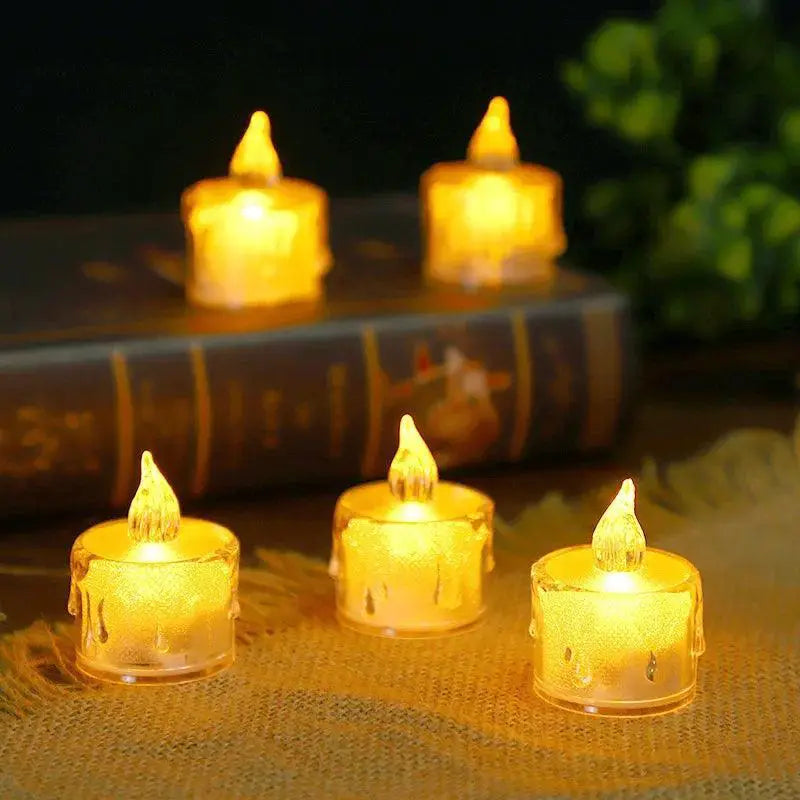 Safe Flameless LED Tealight Candles for Elegant Decor