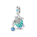 Sterling Silver Charm Summer Beach