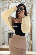 European American Knitted Cardigan Stylish Winter Fashion Choice