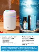 300ml Aromatherapy Diffuser Humidifier Air Purifier Car Home Use Seven-color Light Aromatherapy Essential Oil