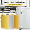 Gallon Fryer Grease Bucket, Liter Large Steel Oil Filter Pot