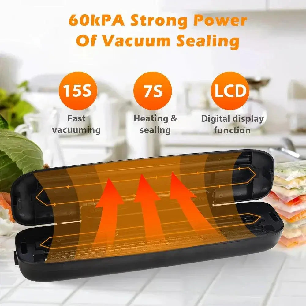 Vacuum Sealer Machine With 10 Free Bags For Freshness