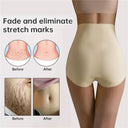High-Waisted Ice Silk Body Shaper Briefs for Comfort