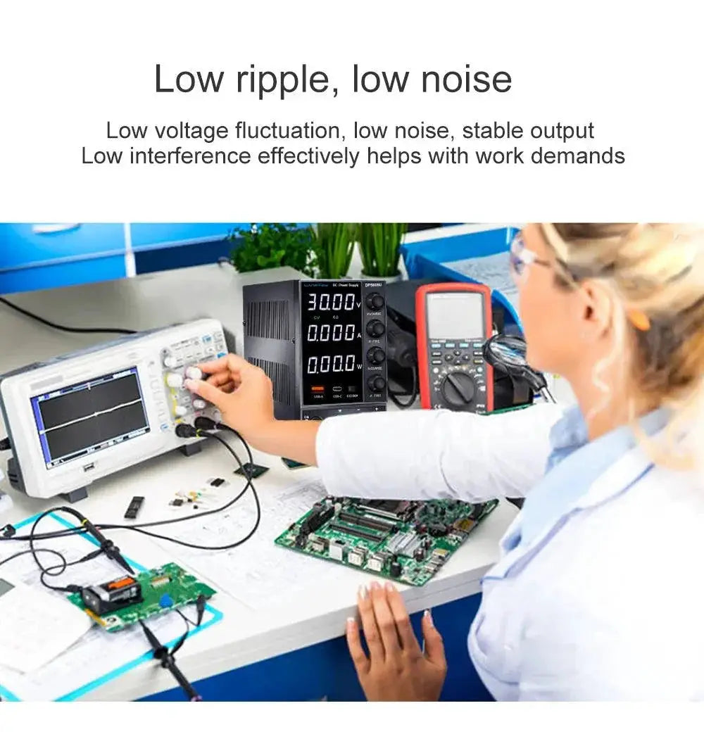 Wanptek Adjustable DC Power Supply 30V 10A LED Digital Lab
