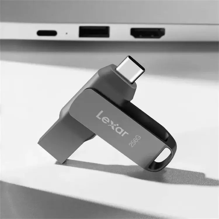 Lexar Dual Type-A Type-C Metal Pendrive USB 3.2 Flash Drive for iPhone 15 16 Computer Tablet 32GB 64GB 128GB 256GB Storage Disk