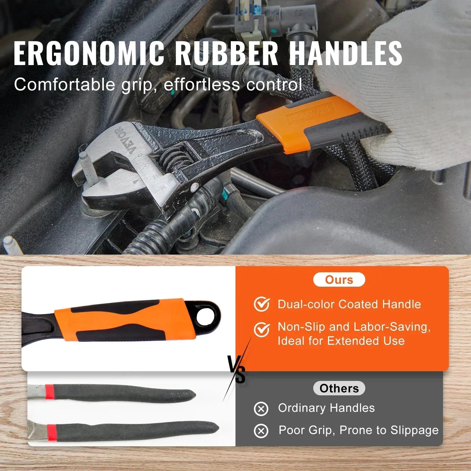 VEVOR 8 Piece Pliers Set High Carbon Steel Tool Bag
