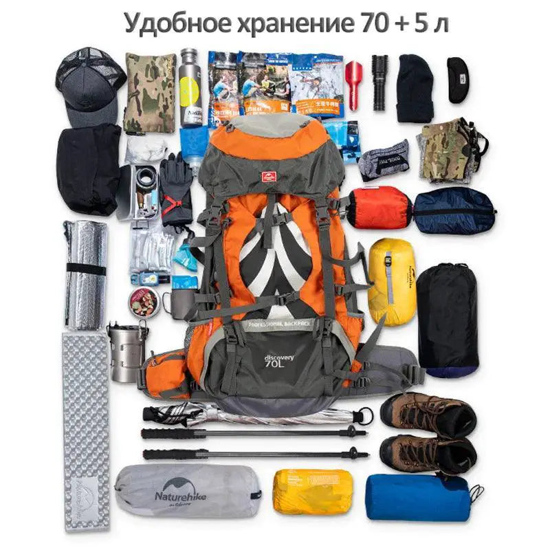 Naturehike 70L Mountaineering Backpack Rucksack Expedition