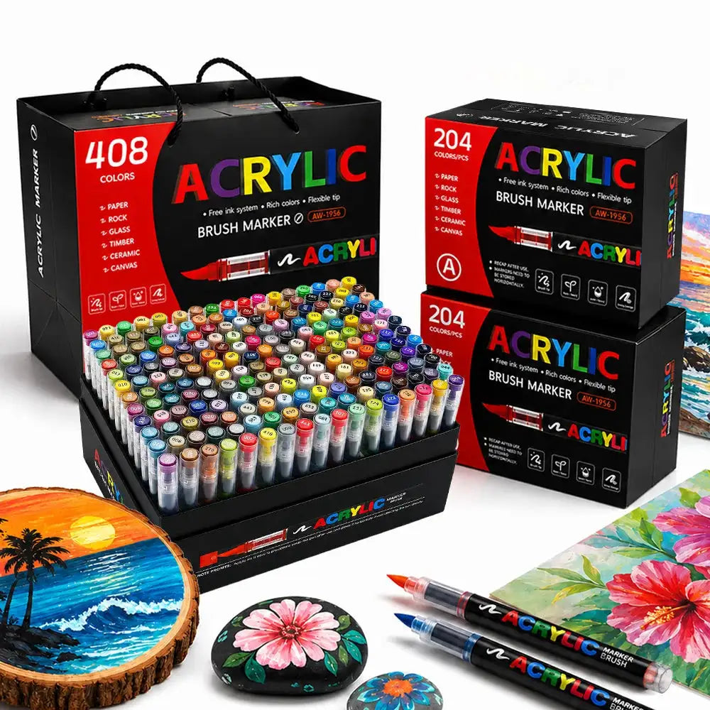 Acrylic Art Markers Set Color — product view 4