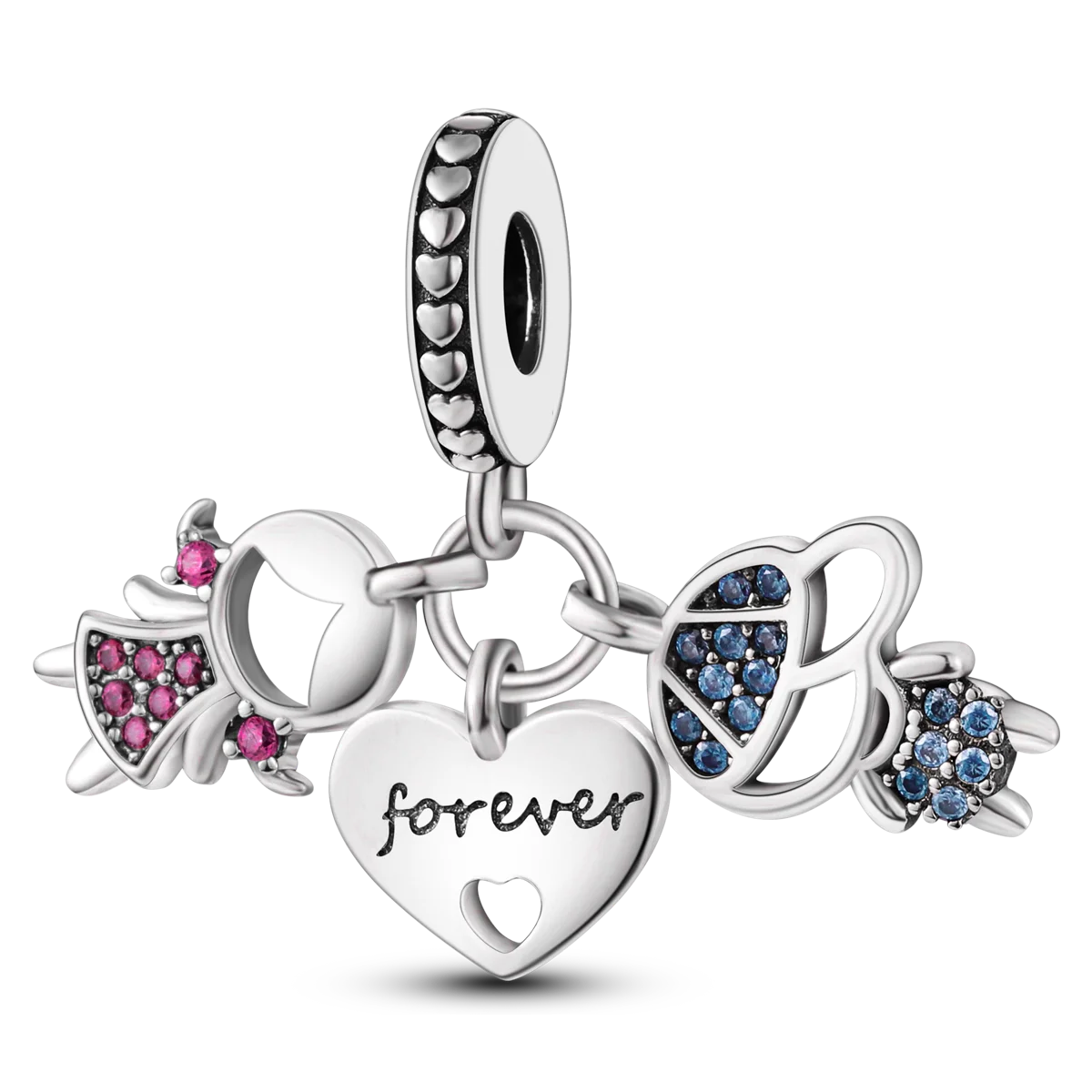 Silver Plated Charm Graduation Books