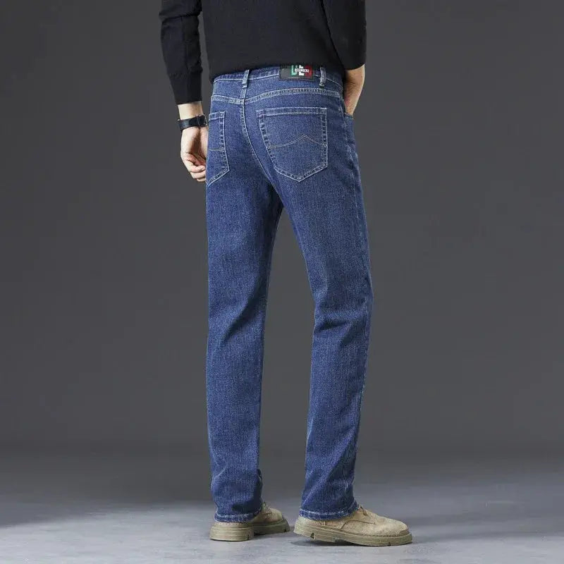 Tall Men Denim Jeans Fleece Lined Warm Winter Stretch