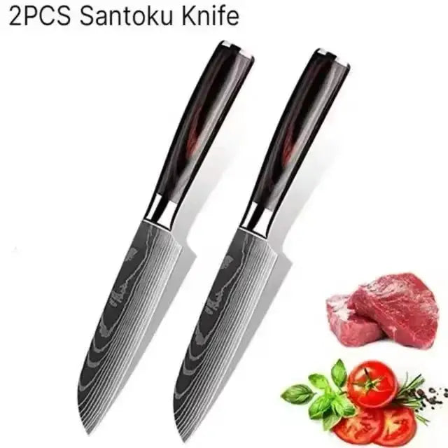 Razor-Sharp Santoku Knife for Home Chefs — product view 9