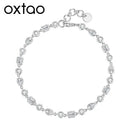 Elegant Gold Moissanite Tennis Bracelet Style DBPFC