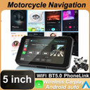 Touch Screen Motorcycle CarPlay Screen Support Wireless CarPlay