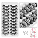 Glamorous 3D Mink False Eyelashes Bundle for Every Occasion