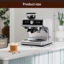 Espresso Machine with Conical Burr Grinder PID Temperature