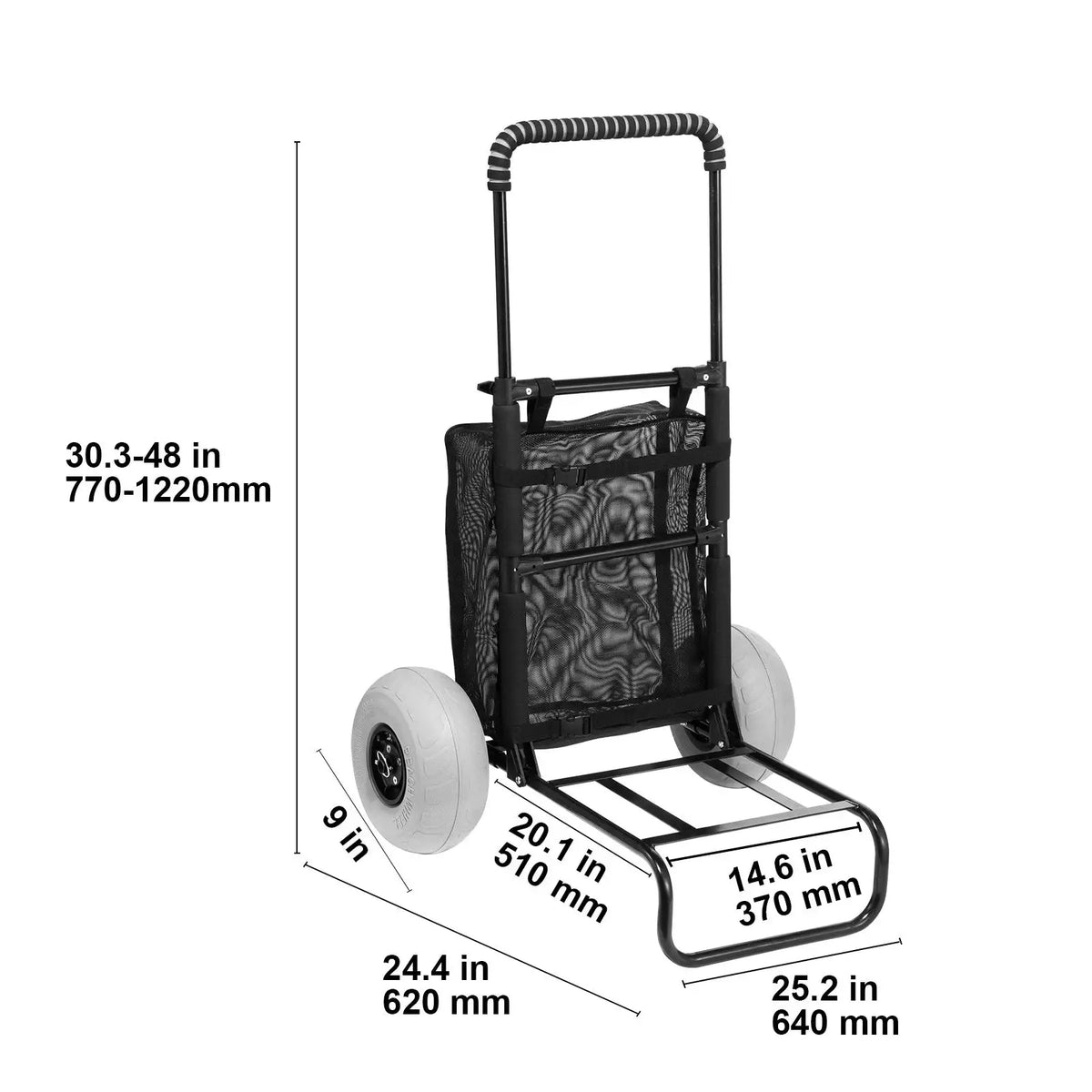 Foldable Beach Cart Sand — product view 8
