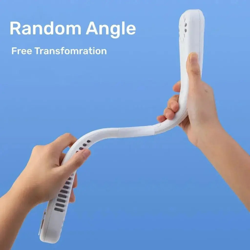 Portable Hands Free Bladeless Neck Fan For Fast Cooling