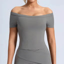 Yoga Shirts Cloud Hide Sexy Long Sleeve Top