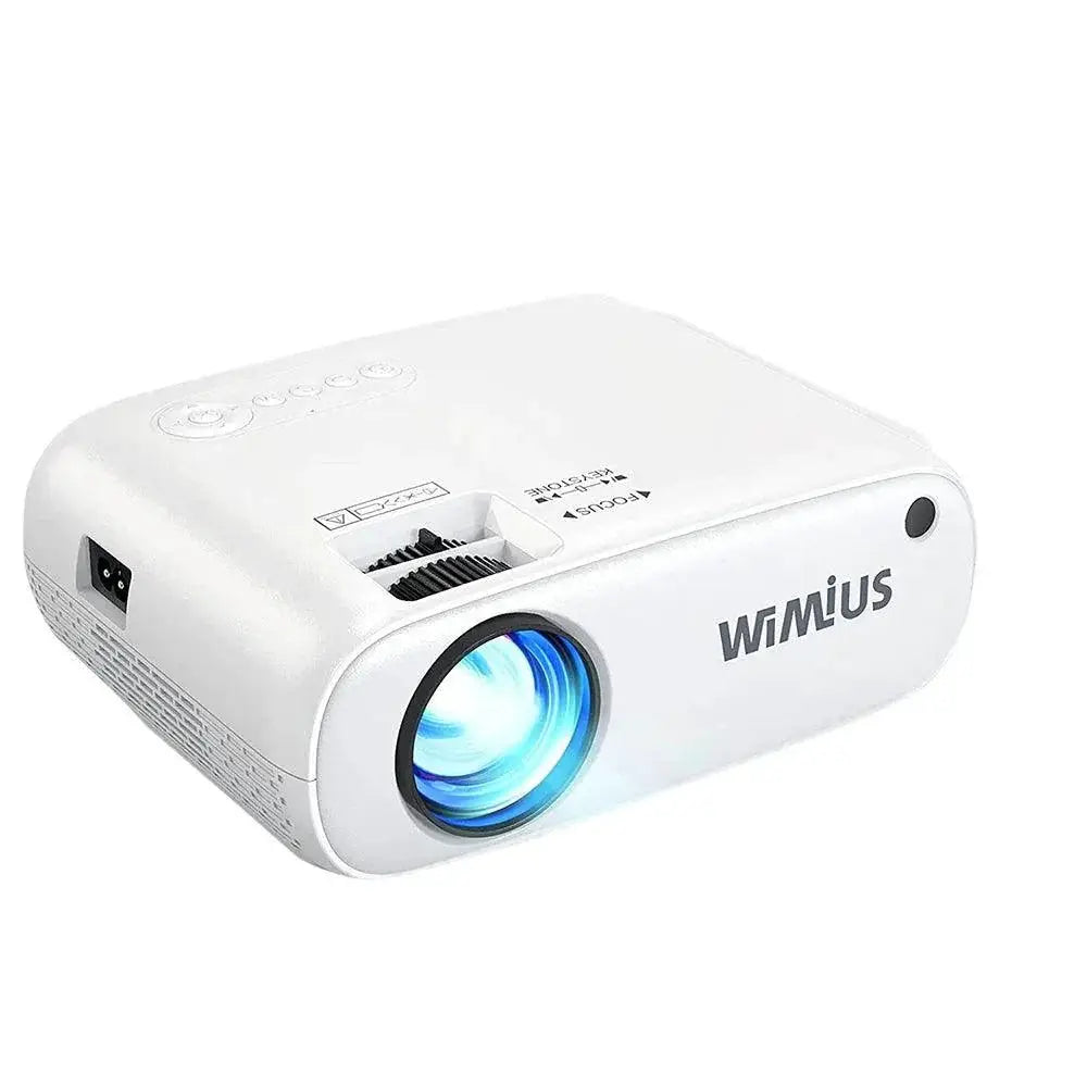 WiMiUS W2 1080P Mini Projector For Home Theater Bluetooth