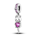 Cat Collection Silver Charm Bead