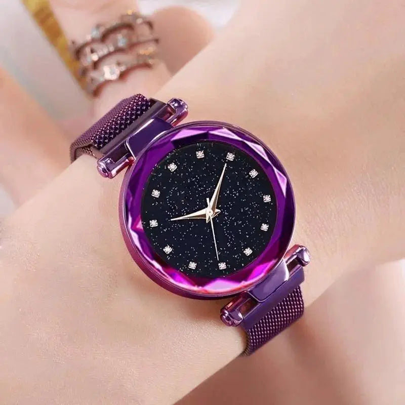 Starry Night Womens Watch Night Sky Timepiece Design