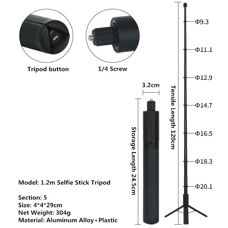 Insta360 Invisible Selfie Stick X3 X2 X4 DJI Accessory
