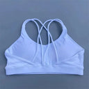 Breathable Nylon Spandex Sport Bra With Chest Pad