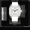 Seagull ST2551 Skeleton Automatic Watch with Square Case