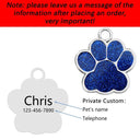 Personalized Pet ID Tags Engraved Name Collar Pendant