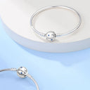 Cm Silver Bracelet Star Moon