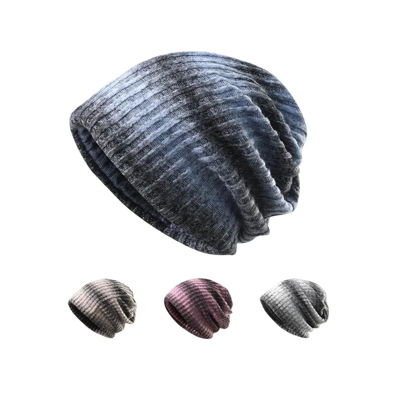 Striped Winter Knit Earwarmer Headband