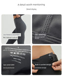 Yoga Pants Jiao Ma Algin Fabric High Waist Hip Raise