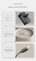 Ceramic Cat Water Fountain for Hydration