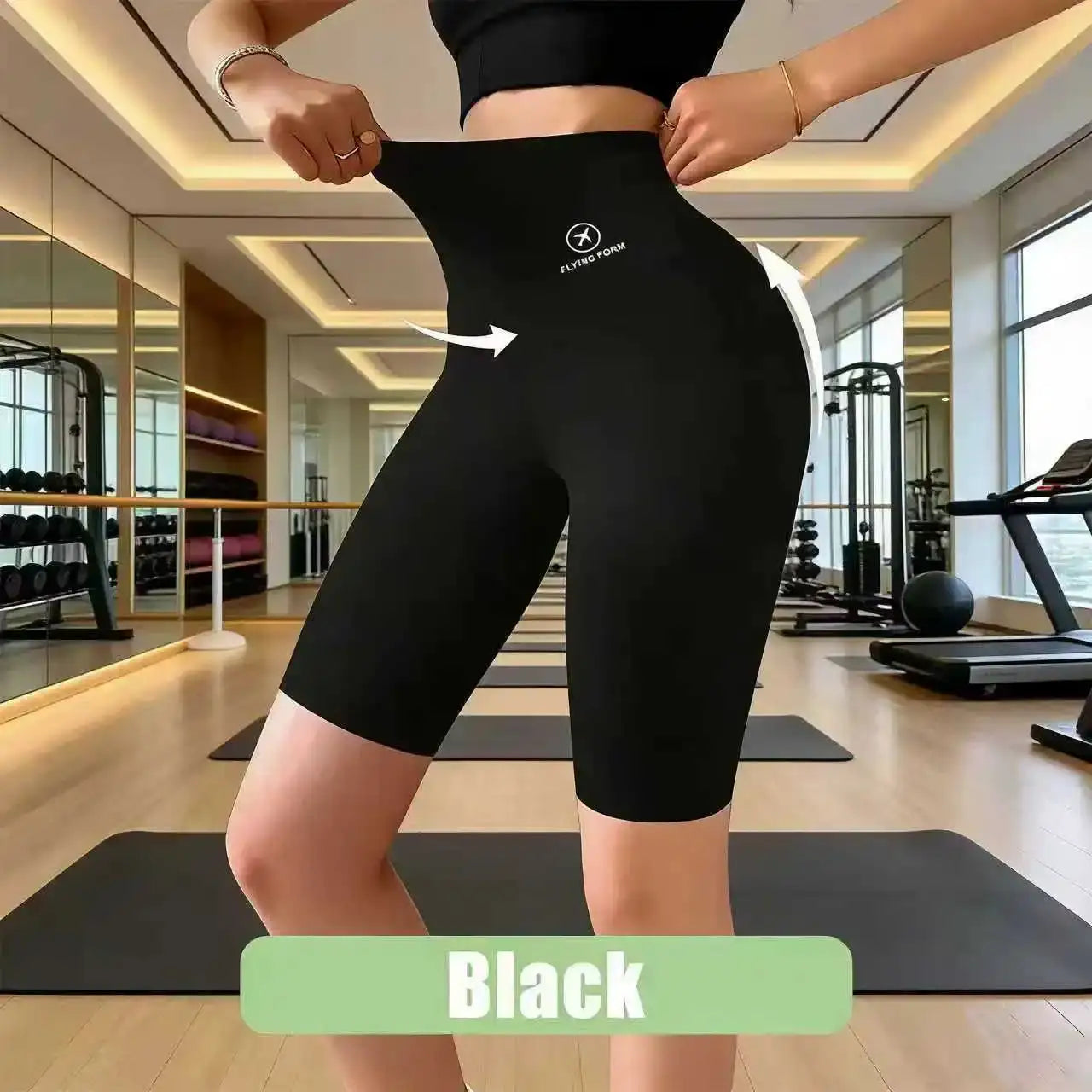 2026 New Women's High-Waisted Sports Shorts for Cycling Jogging Fitness and Yoga Gym Shorts