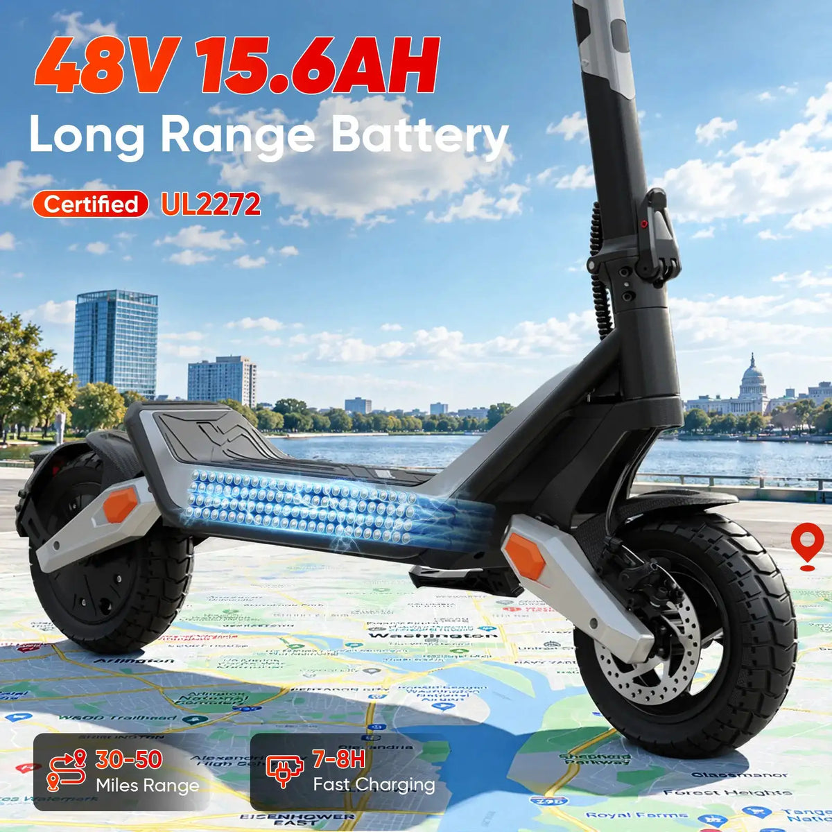 Spacewalk 28 Mph Foldable Electric Scooter