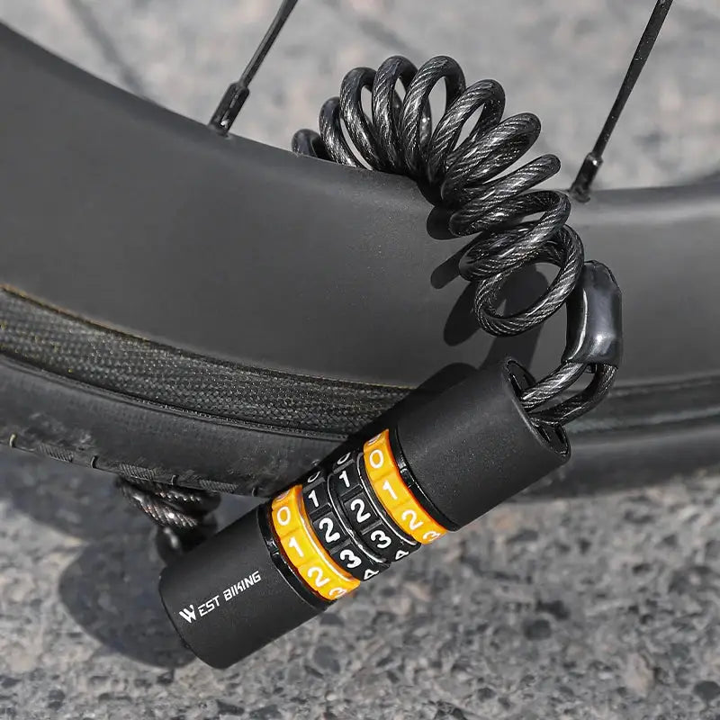Portable Anti Theft Cable Lock For Helmets And Bikes - product image 6