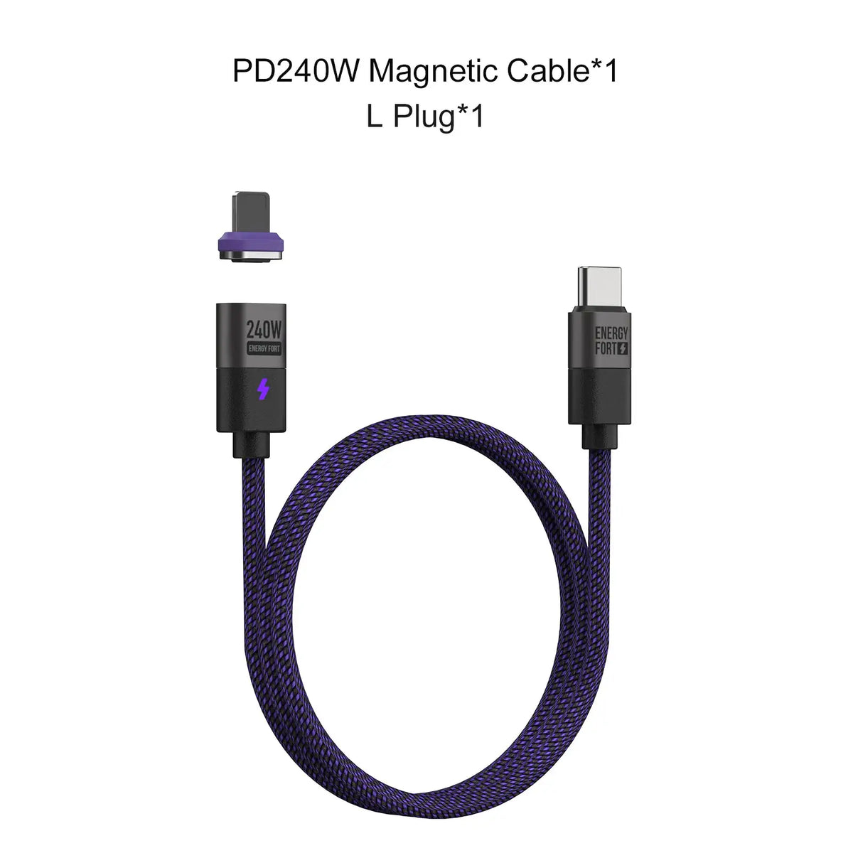 Braided Magnetic Fast Charge Cable — product view 9