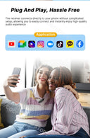 Studio Lavalier Mic for IPhone Creators