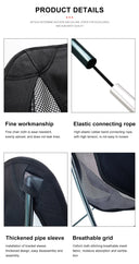Travel Ultralight Folding Chair Portable Moon Seat