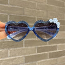 Cute Heart-Shaped Kids Sunglasses with UV Protection Glasses