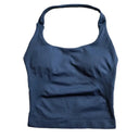 Breathable Gym Top Women Seamless Strappy Tank Bra